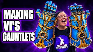 How to make Vi's Arcane Gauntlets from EVA foam
