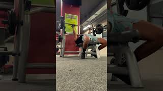 100KG / 225LB BENCH PRESS FOR 3 Reps (100kg bench press) #shorts #gymmotivation #gym