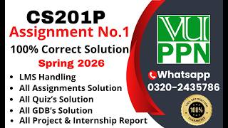 CS201P Assignment 1 100% Correct Solution Spring 2026 CS201P Assignment 1  Solution 2026 #cs201p