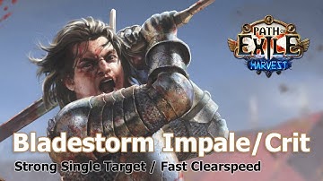 Path of Exile Bladestorm Impale/Crit Slayer - Harvest 3.11