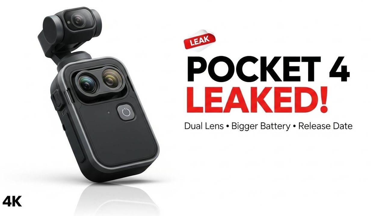 DJI OSMO POCKET 4 LEAK — Dual Camera, Bigger Battery & Release Date EXPOSED!
