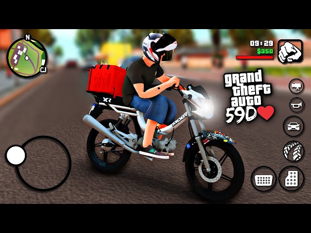 😱SAIUU!!! GTA MOTOVLOG 59D APENAS 500MB COM GRÁFICO, VÁRIAS MOTOS, SKIN E  MAIS - PC FRACO 2023 