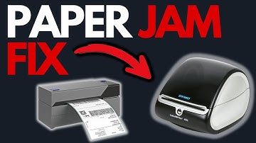 How TO Fix Any Thermal Label Printer JAM Dymo & Rollo