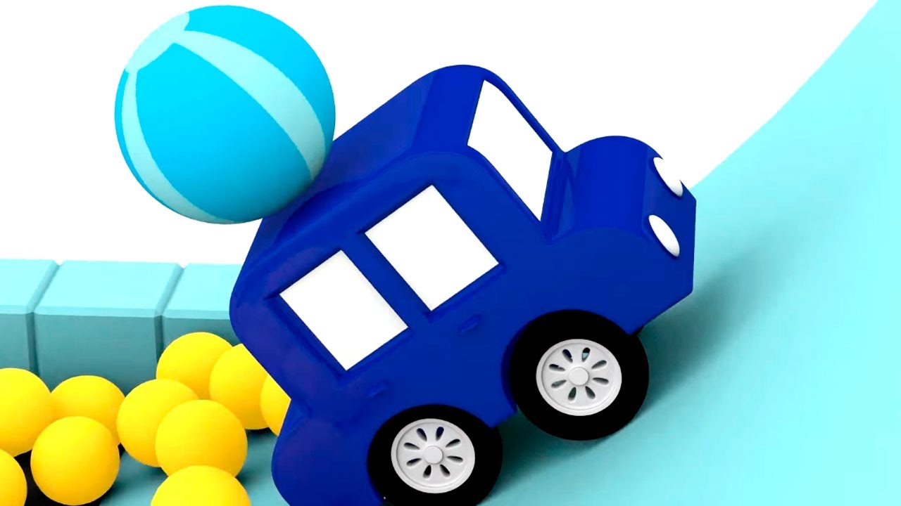 Lehrreicher Zeichentrickfilm Die 4 Kleinen Autos Der Staffellauf Youtube