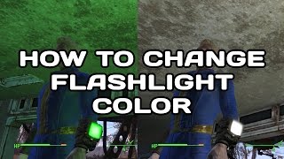 How to Change Flashlight Color | Fallout 4 screenshot 3