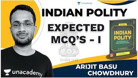 Expected MCQs on Indian Polity from M Laxmikant I Part 1| WBCS | Arijit Basu Chowdhury