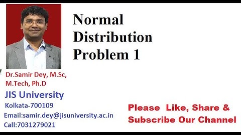 Normal Distribution Problem 1-----Easy to understand