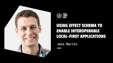Using Effect Schema to enable interoperable local-first applications - Jess Martin(Local-First Conf)