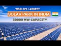 World’s largest solar park in India | Power projects in India | Made in India | Papa Construction