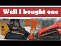 I  bought a skid steer