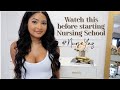 What You Need To Know Before Starting Nursing School  !  | #NurseYaz