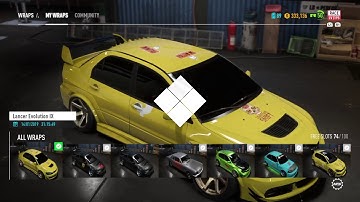 NFS Payback - Mitsubishi Lancer Evolution IX Customization