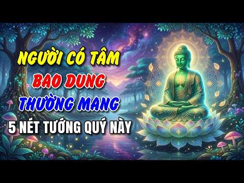 NGƯỜI CÓ TÂM BAO DUNG THƯỜNG MANG 5 NÉT TƯỚNG QUÝ NÀY | NHÂN SINH, NHÂN QUẢ