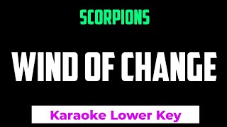 Scorpions - wind of change karaoke lower key