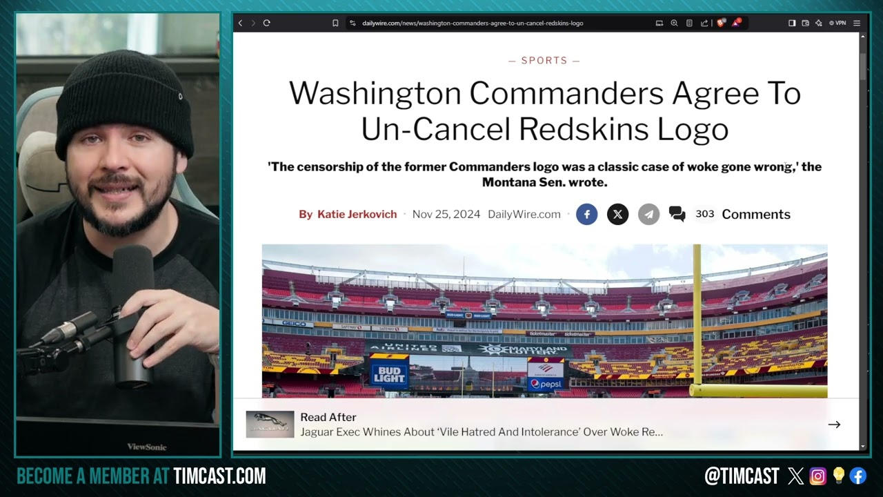 Wal Mart ENDS DEI Policies, Red Skins Logo MAY RETURN, WOKE IS BROKE, We're WINNING The CUlture War