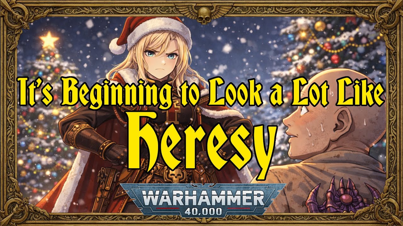 It's Beginning to Look a Lot Like Heresy - a Warhammer 40k Christmas parody cover