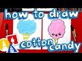 How To Draw Cartoon Cotton Candy