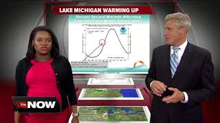 Geeking Out: Lake Michigan warming up