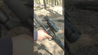 Тестирование быстросъёмного модератора на 50ой трубе. #frwl #леший2 #эдган #edgun #пневматика