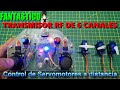 ✅ FANTASTICO TRANSMISOR RF DE 6 CANALES / ARDUINO / NRF24L01 /   CONTROL DE SERVOMOTORES A DISTANCIA