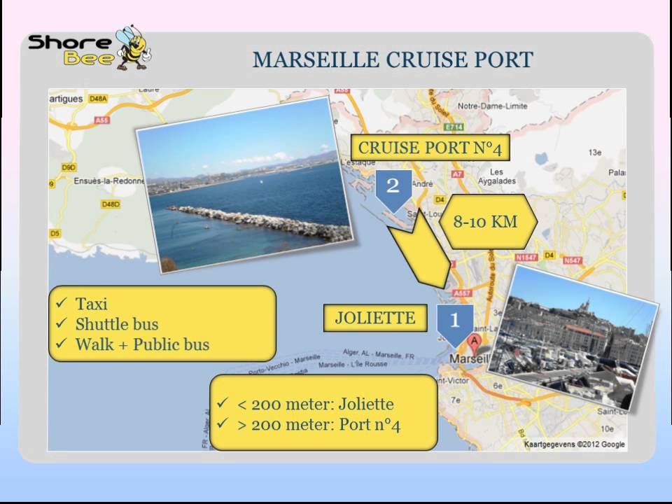 marseille cruise port to city