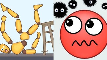 Kick & Break The Ragdoll vs Hide Ball - Satisfying ASMR Gameplay All Update Levels