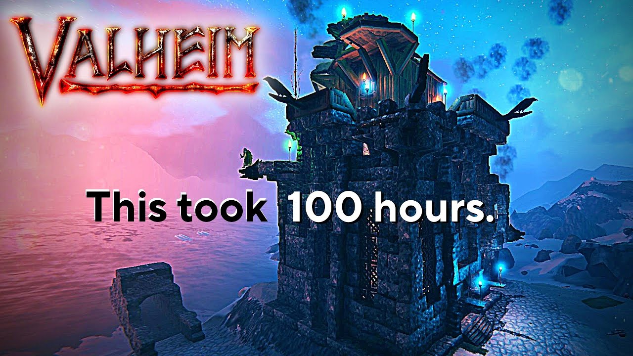 Valheim: How I made my FAVOURITE Base | How to build a Castle Guide