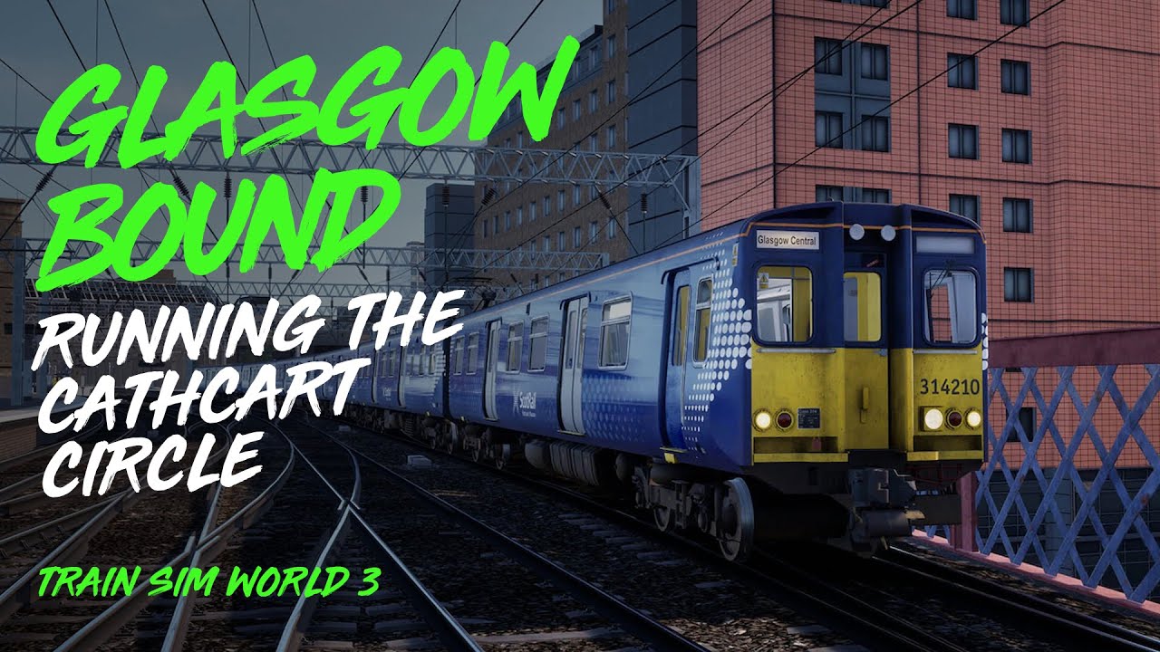 TRAIN SIM WORLD 3 // RUNNING THE GLASGOW CATHCART CIRCLE // PS5 1440p [HDR 60fps]