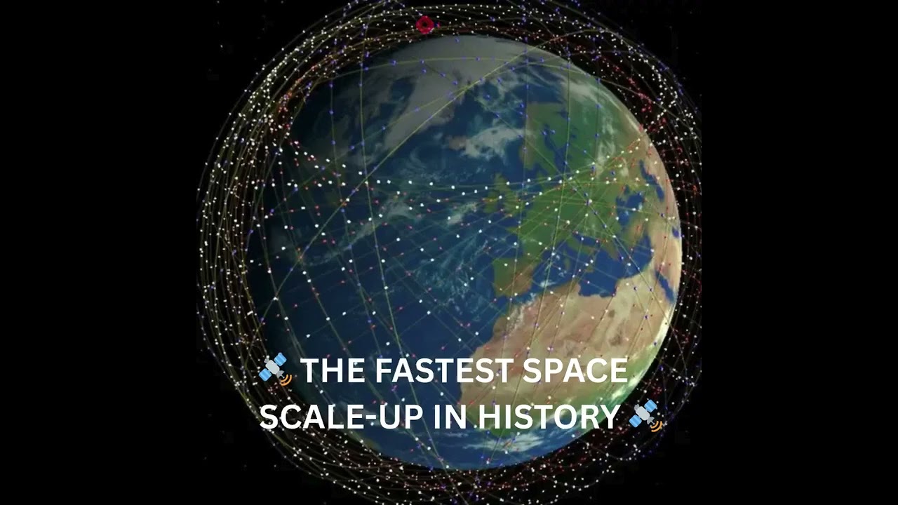 🛰️ THE FASTEST SPACE SCALE-UP IN HISTORY 🛰️ The Starlink network is expanding faster than any