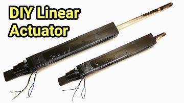 How to make Linear Actuator | DIY Linear Actuator
