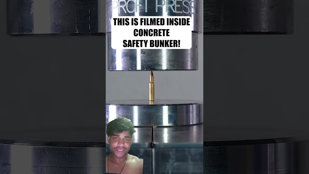 @HydraulicPressChannel.308 rifle rounds vs. 300 ton hydraulare407HPCpress 