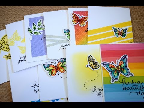10 Cards 1 Kit with Simon Says Stamp April 2018