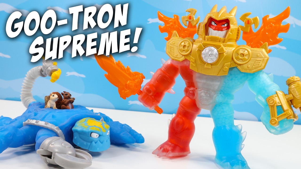 Обзор фигурок Heroes of Goo Jit Zu Meteor Madness Goo-Tron Supreme и Hydro-Sting Battle Scorpion