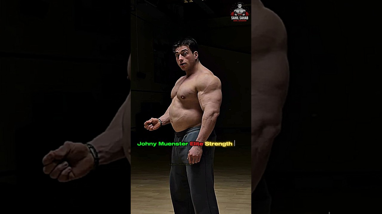 Johny Muenster Elite Strength 🥶 #bodybuilding #viralshorts