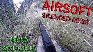 Airsoft CZ w/ MK23 Marui Točná 29.10.2016 gameplay [GoPro HERO4 Black]