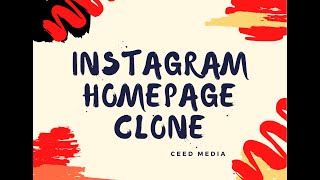 Instagram Homepage Clone Using HTML, CSS GRID and JAVASCRIPT