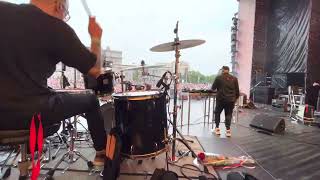 Люся Чеботина - Солнце Монако Live (drumcam Max Prigotskiy)