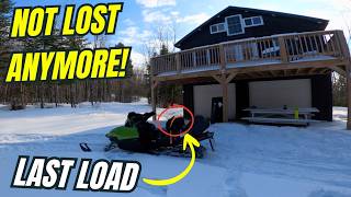 Finally Not Lost! Trail Ride to my Van | Ep. 3 Maine Snowmobiling Series