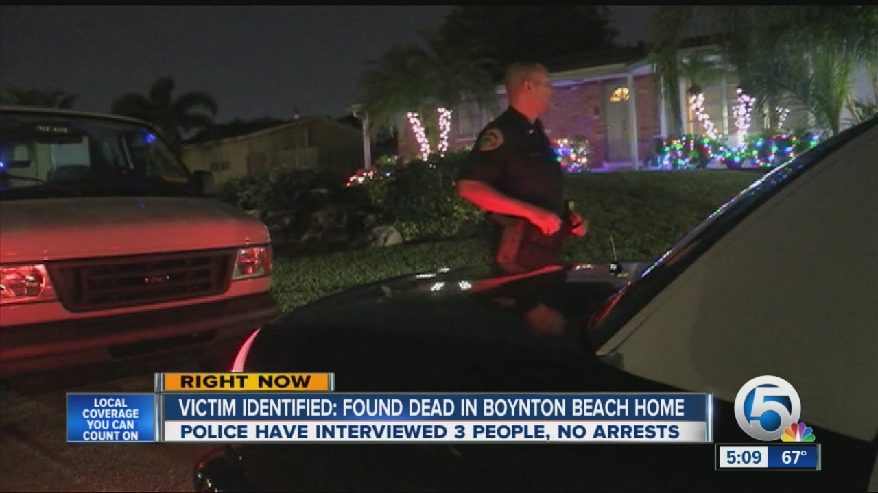 Victim identified: Found dead in Boynton Beach home - YouTube