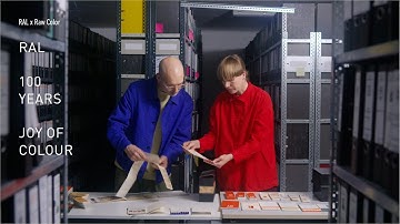 100 years of RAL COLOURS – the anniversary design by Raw Color