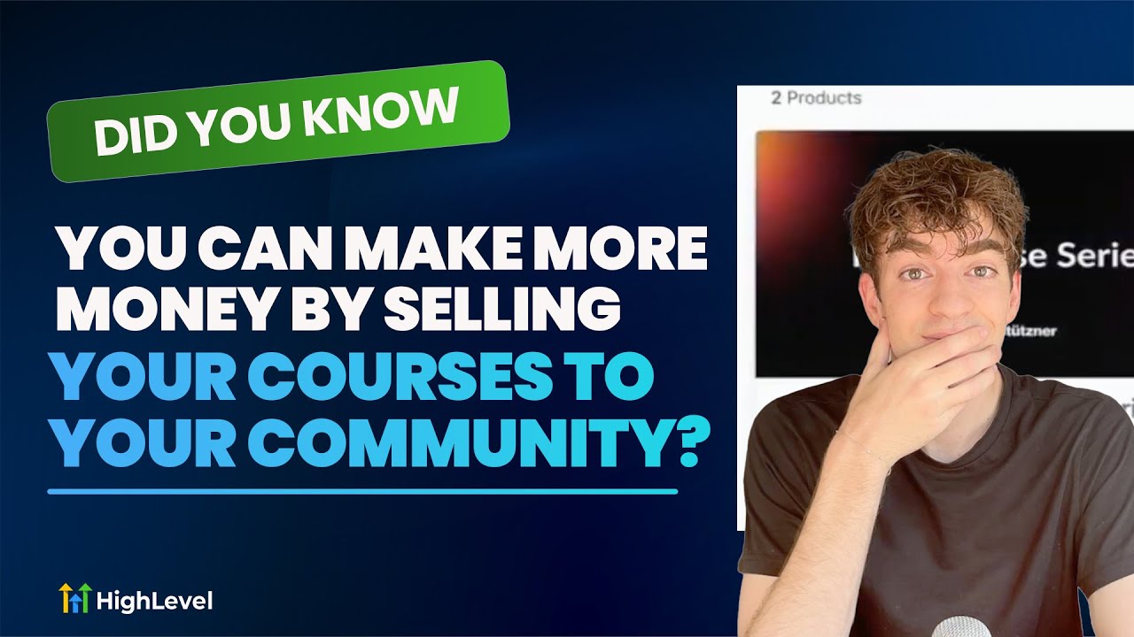 Did You Know You Can Make More Money by Selling Your Courses to Your Community?