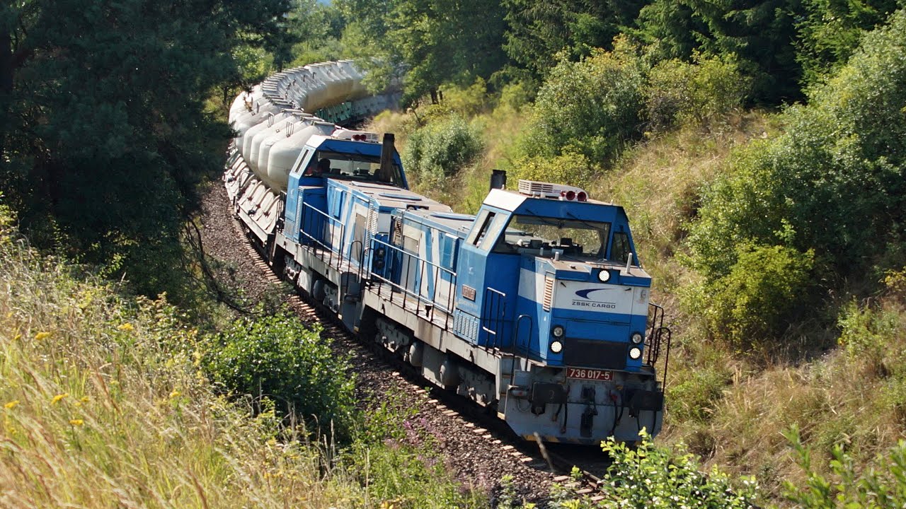 Vlaky Slovensko - Mulice 746 a Malé Somáre 736 na nákladných vlakoch #train #railway #amazing