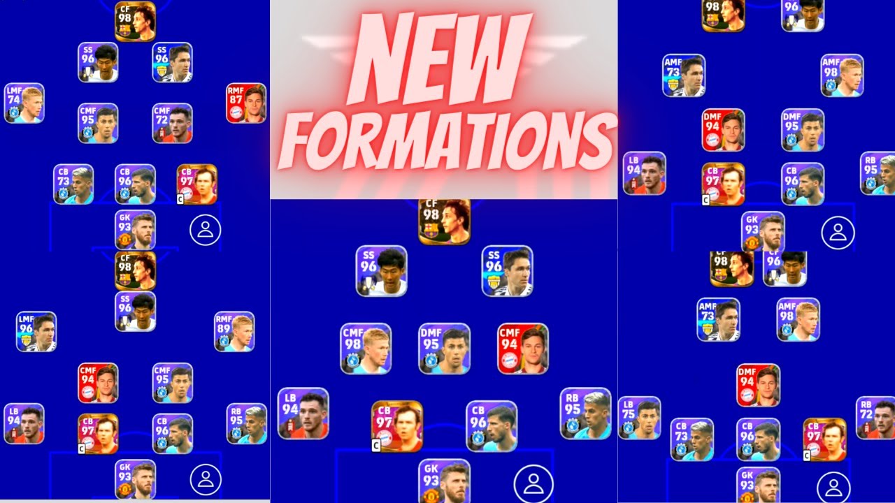 Top new formations 😎 Part- 3| E footbal 23 | #efootball23 #efootball ...
