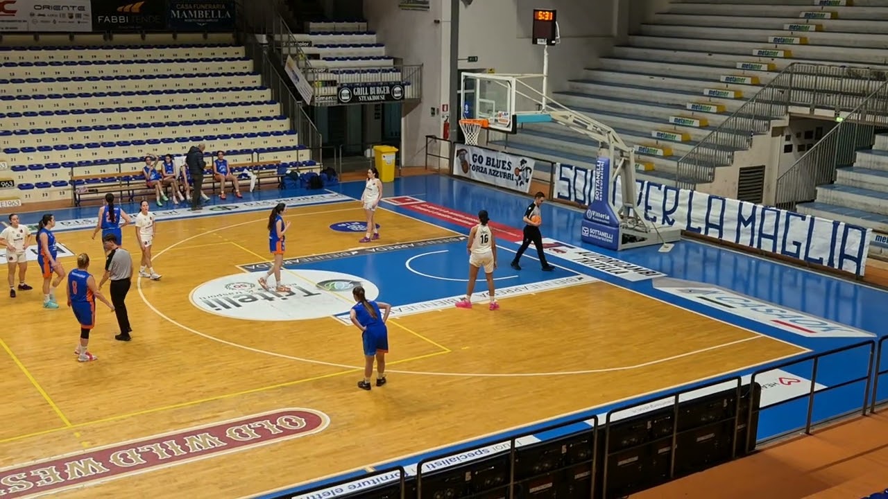 2️⃣   PANTHERS ROSETO 🆚 BLUBASKET SPOLETO  serie C