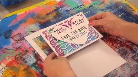 Customize Save the Date Cards with ScanNCut