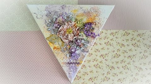 ♬ Purple& Gold Mixed Media Canvas For Flying Unicorn (Start to Finish Tutorial)