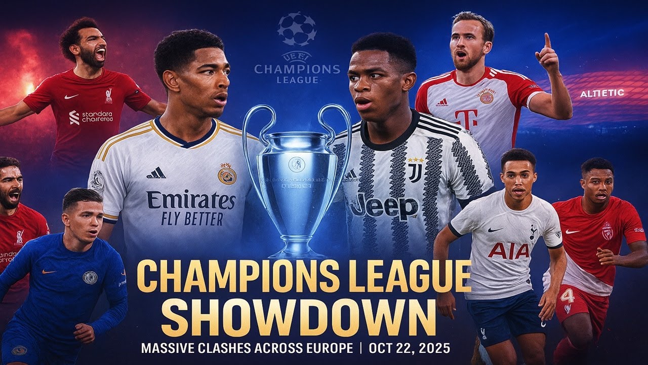 Анонс Лиги чемпионов, 3-й тур | Среда, вечер — 22 октября 2025 г. Расписание матчей | E06