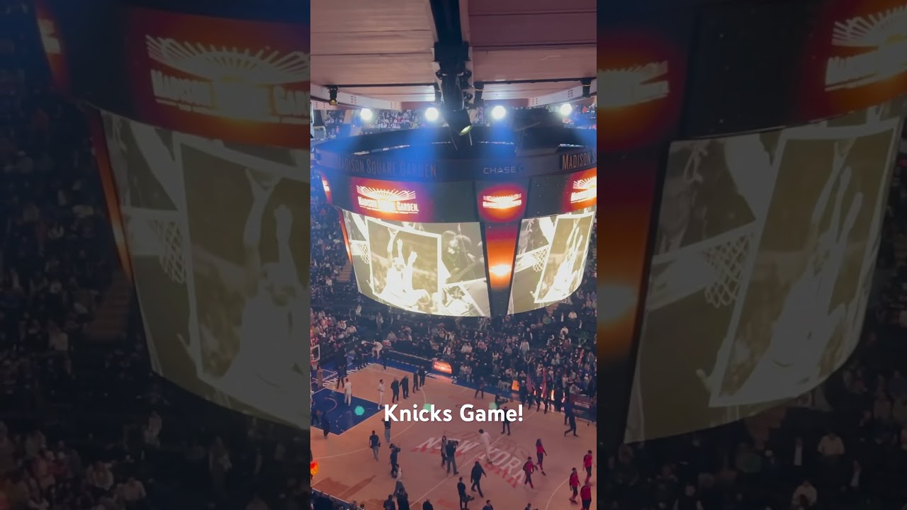 Fun time at a Knicks Game! #knicks #nba #newyork #newyorkcity