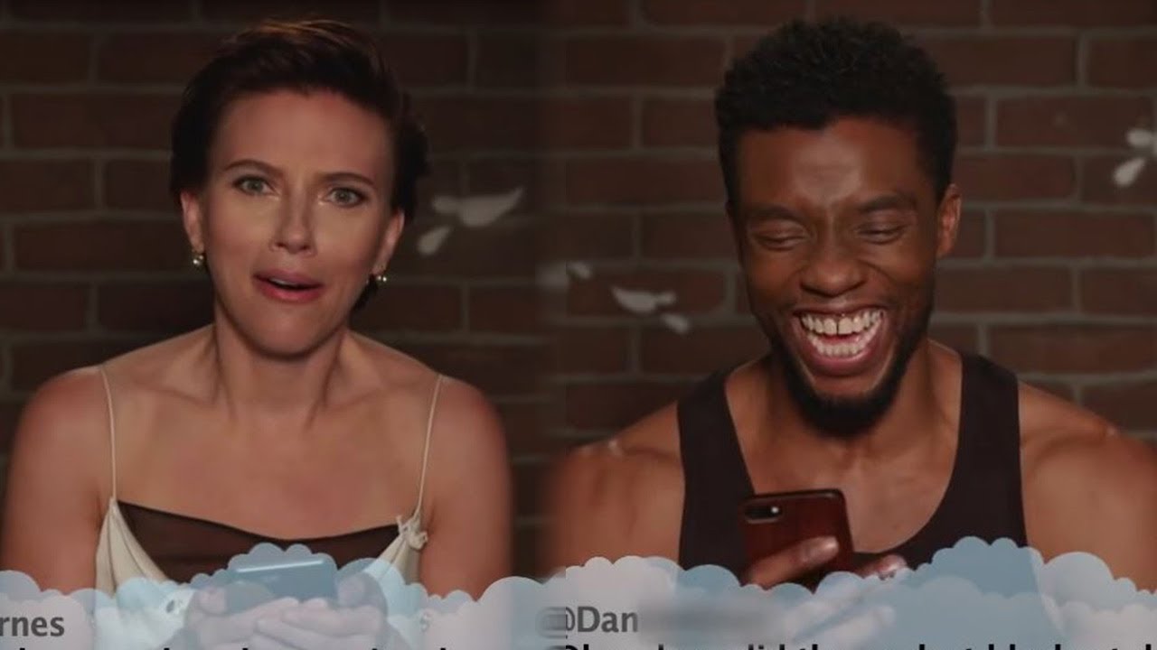 Avengers Infinity War Cast Reads BRUTAL Mean Tweets On Kimmel YouTube