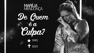 Vignette de la vidéo "Marília Mendonça Se Emociona Ao Cantar "De Quem É A Culpa?""